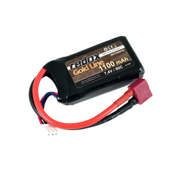 REDOX LI-POL 7.4V/1100mAh 80C GL / DEAN-T