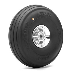 Inflated wheel 125 mm / with bearings KAVAN (KAV0260) 1 piece
