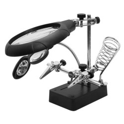 ZESTAW "TRZECIA RĘKA" z lupą (2291)