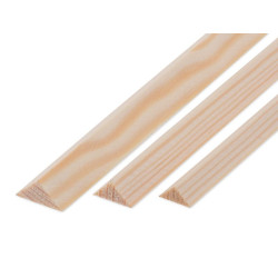Triangular pine strip 6* 6*1000 mm