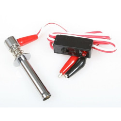 FAJKA DO ŚWIECY ŻAR. ŚREDNIA LED (384-1 ) QMODEL