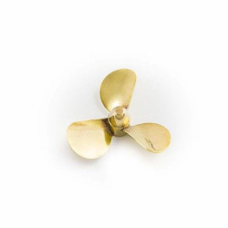 AERO 20L/M4 brass propeller (7166/53) 3 - blades