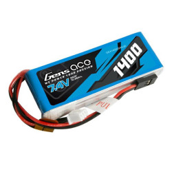 GENS ACE  7.4V/1400 mAh 1C do nadajnika  / JR