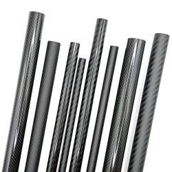 CARBON PIPE 24*22*1000 mm / 3K - CROSS SPLIT