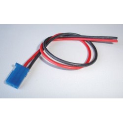 FUTABA DÁMSKÝ KONEKTOR + KABEL 2 * 0,5 / 200 mm (59184) silikonový NĚMECKO