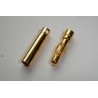KONEKTOR POZŁACANY 4MM. (KOMPLET)