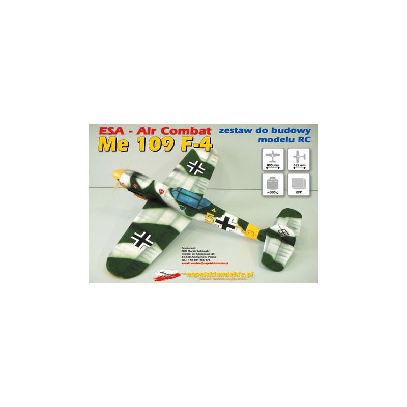 ESA AIRCOMBAT ME-109 (BIAŁY) NA POLSKIMNIEBIE